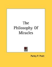 Cover of: The Philosophy Of Miracles