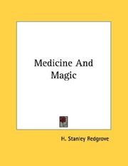 Cover of: Medicine And Magic