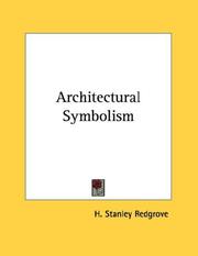 Cover of: Architectural Symbolism