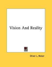 Cover of: Vision And Reality