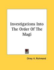 Cover of: Investigations Into The Order Of The Magi
