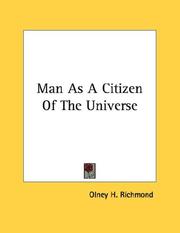 Man As A Citizen Of The Universe
