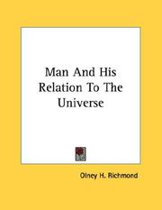 Man And His Relation To The Universe