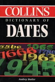 Cover of: The Collins Dictionary of Dates