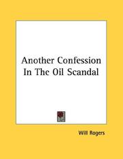 Cover of: Another Confession In The Oil Scandal