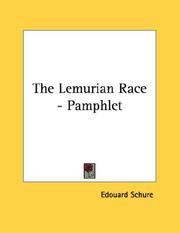 Cover of: The Lemurian Race - Pamphlet