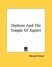 Cover of: Orpheus And The Temple Of Jupiter