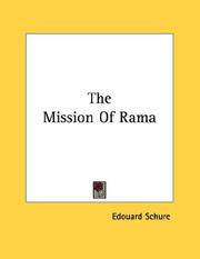 Cover of: The Mission Of Rama