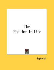 Cover of: The Position In Life