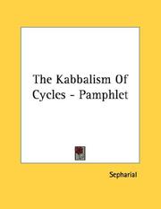 Cover of: The Kabbalism Of Cycles - Pamphlet