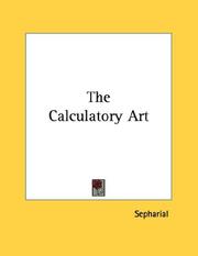 Cover of: The Calculatory Art