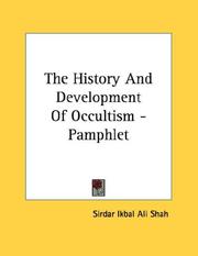 Cover of: The History And Development Of Occultism - Pamphlet