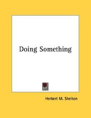 Cover of: Doing Something
