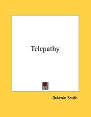 Cover of: Telepathy by Goldwin Smith
