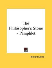 Cover of: The Philosopher's Stone - Pamphlet