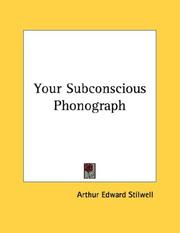 Cover of: Your Subconscious Phonograph
