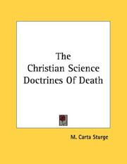 Cover of: The Christian Science Doctrines Of Death