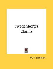 Cover of: Swedenborg's Claims by W. P. Swainson