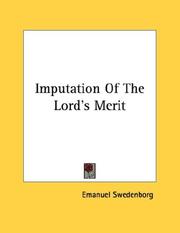 Cover of: Imputation Of The Lord