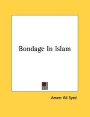 Cover of: Bondage In Islam