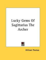 Cover of: Lucky Gems Of Sagittarius The Archer