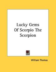 Cover of: Lucky Gems Of Scorpio The Scorpion