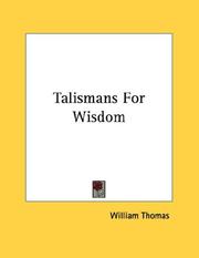 Cover of: Talismans For Wisdom