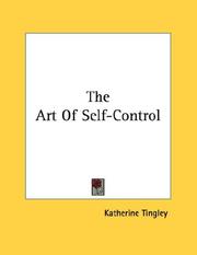 Cover of: The Art Of Self-Control