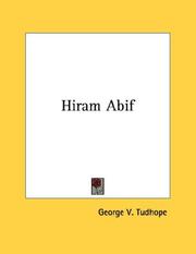 Cover of: Hiram Abif
