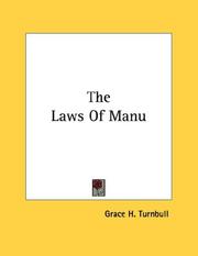 Cover of: The Laws Of Manu