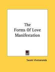 Cover of: The Forms Of Love Manifestation by Vivekananda