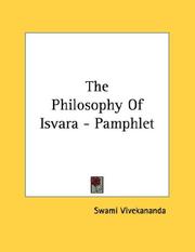 Cover of: The Philosophy Of Isvara - Pamphlet