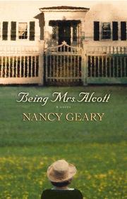 Cover of: Being Mrs. Alcott