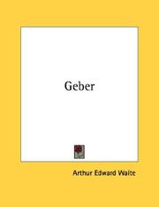 Cover of: Geber