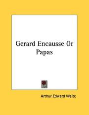 Cover of: Gerard Encausse Or Papas