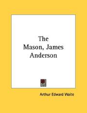 Cover of: The Mason, James Anderson