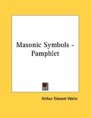 Cover of: Masonic Symbols - Pamphlet