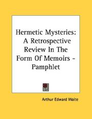 Cover of: Hermetic Mysteries by Arthur Edward Waite