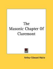 Cover of: The Masonic Chapter Of Claremont