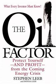 Cover of: The Oil Factor by Stephen Leeb, Donna Leeb