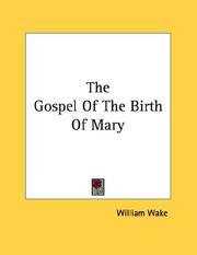 Cover of: The Gospel Of The Birth Of Mary