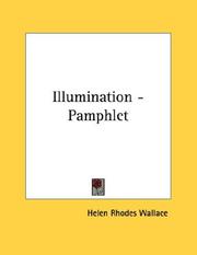 Cover of: Illumination - Pamphlet