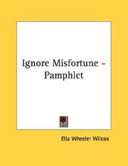 Cover of: Ignore Misfortune - Pamphlet