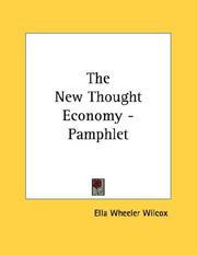 Cover of: The New Thought Economy - Pamphlet