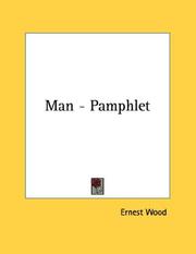 Cover of: Man - Pamphlet