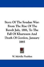 Cover of: Story Of The Soudan War | W. Melville Pimblett