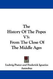 The History Of The Popes V3 cover