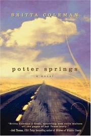 Cover of: Potter Springs by Britta Coleman