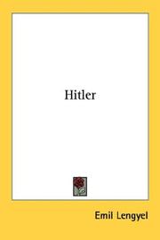 Cover of: Hitler