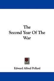 Cover of: The Second Year Of The War by Edward Alfred Pollard